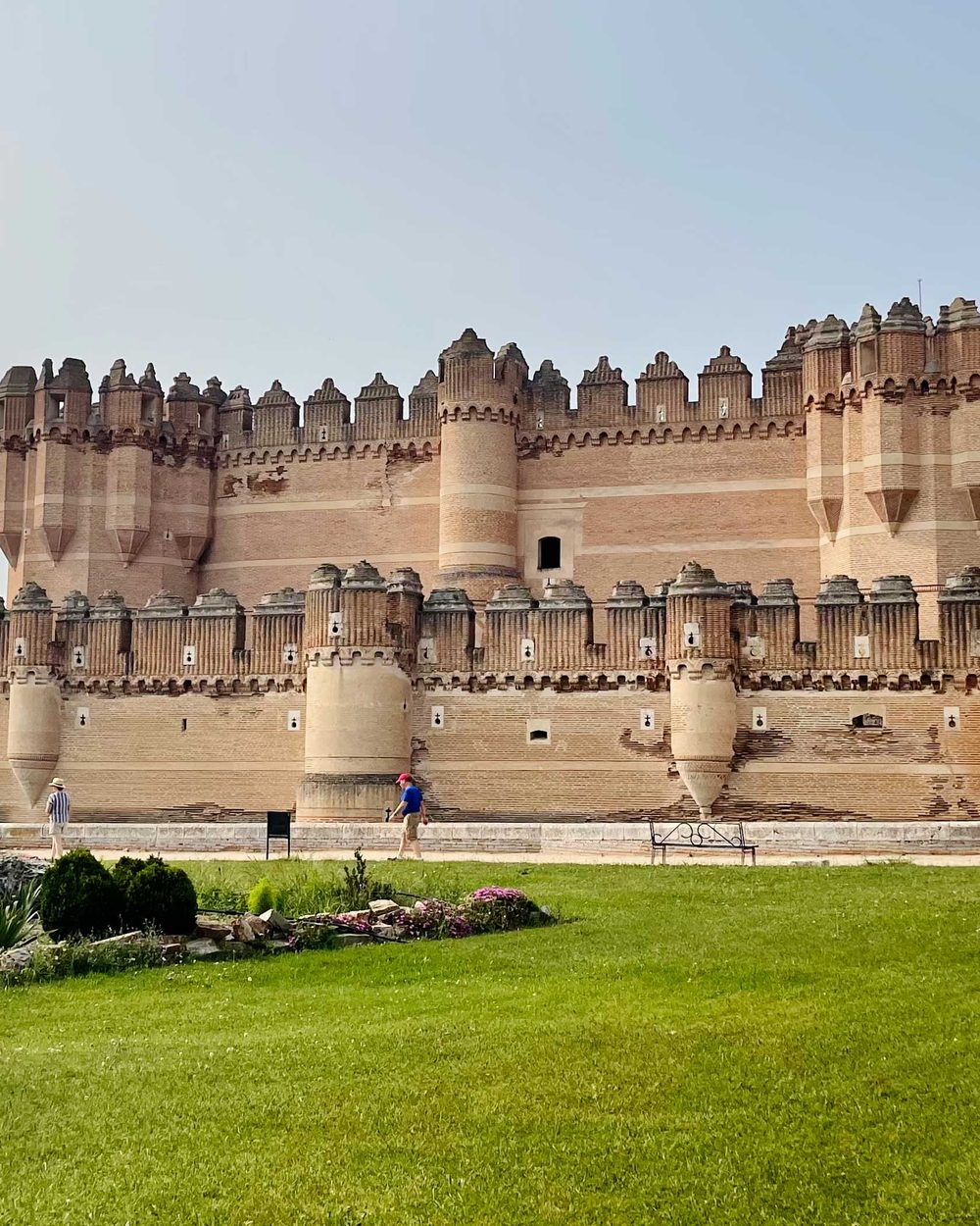 The medieval castle at Coca in Castile, Spain
